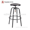 Adjustable Vintage bar Stool/hot sell swivel metal stool